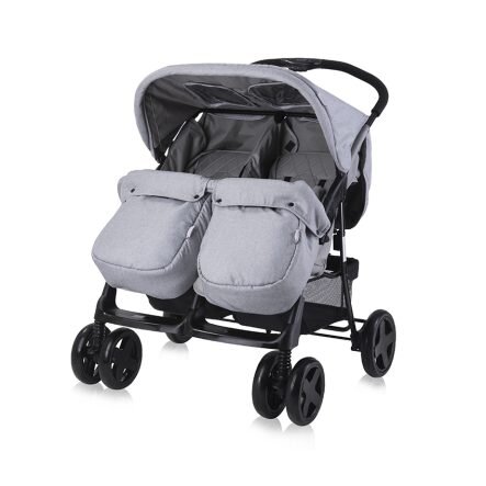 Lorelli Twin Καρότσι Διδύμων Cool Gray