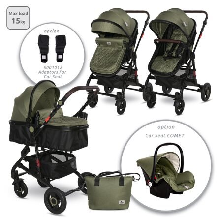 Lorelli Alba Premium Καρότσι 2 σε 1 Loden Green