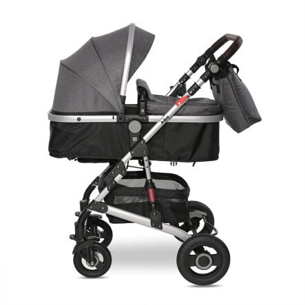 Lorelli Alba Premium Καρότσι 2 σε 1 Steel Gray