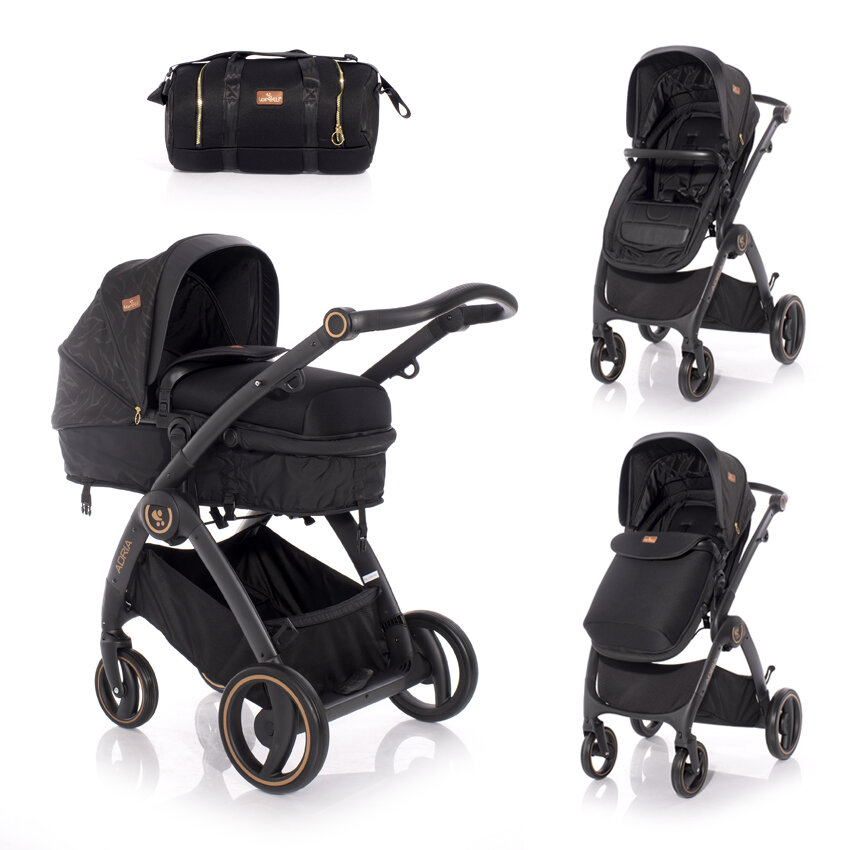 Lorelli Adria Καρότσι 2 σε 1 Black