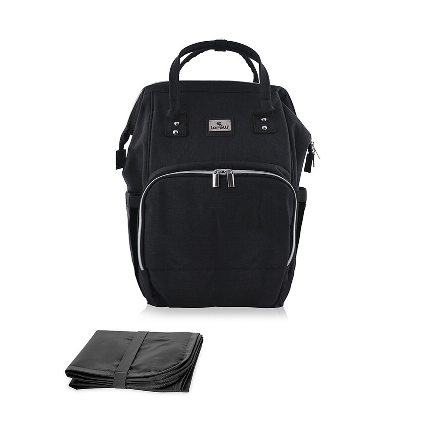 Lorelli Tina Backpack Τσάντα Αλλαξιέρα Black