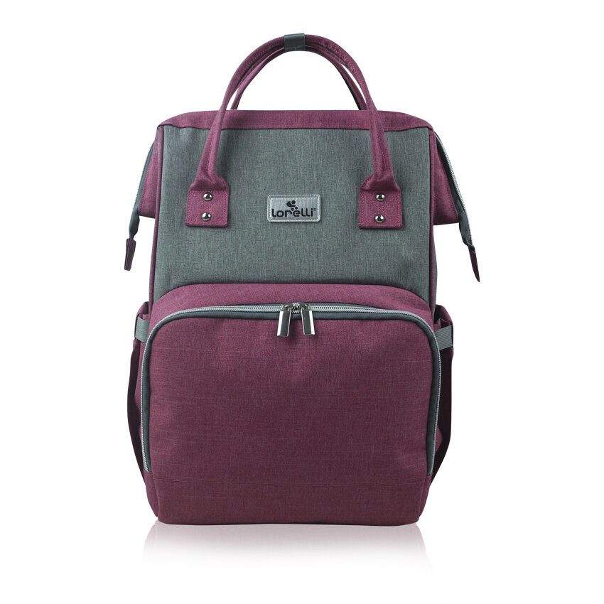 Lorelli Tina Backpack Τσάντα Αλλαξιέρα Pink/Gray