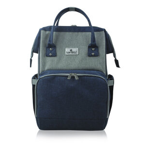 Lorelli Tina Backpack Τσάντα Αλλαξιέρα Gray/Blue