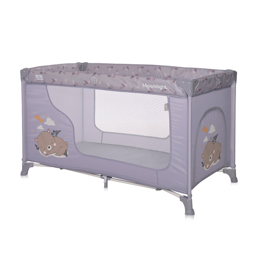 Lorelli Moonlight 1 Layer Παρκοκρέβατο Gray Dream