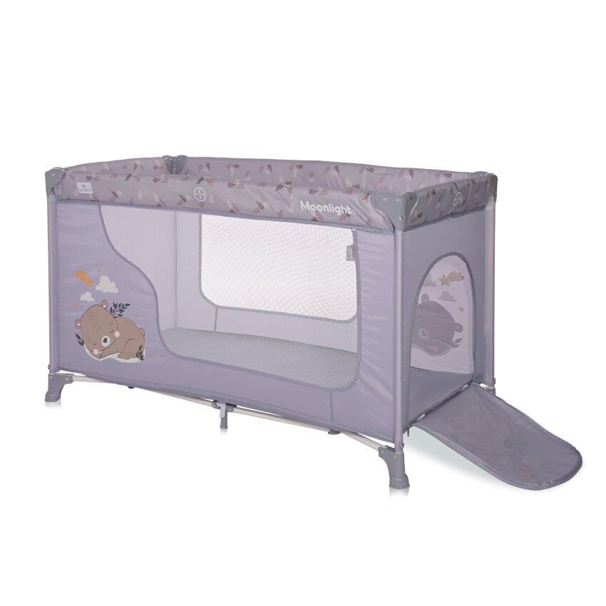Lorelli Moonlight 1 Layer Παρκοκρέβατο Gray Dream