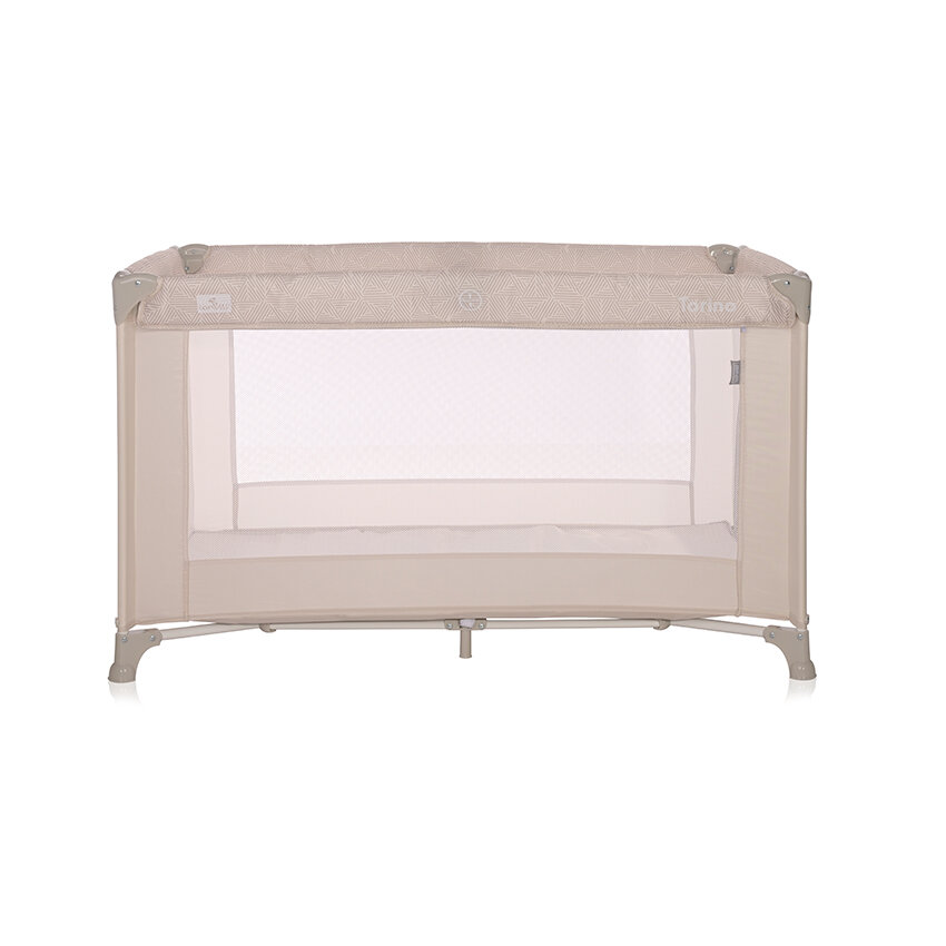 Lorelli Torino 1 Layer Παρκοκρέβατο Fog Striped Elements