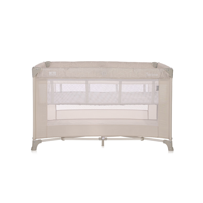 Lorelli Torino 2 Layers Παρκοκρέβατο Fog Stripped Element