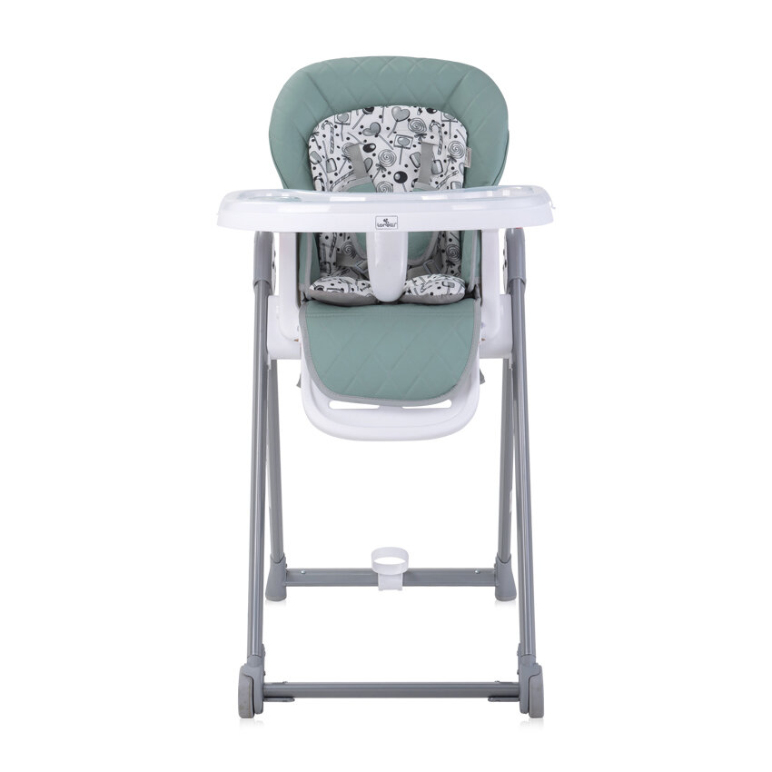Lorelli Party Καρεκλάκι Φαγητού Iceberg Green Leather