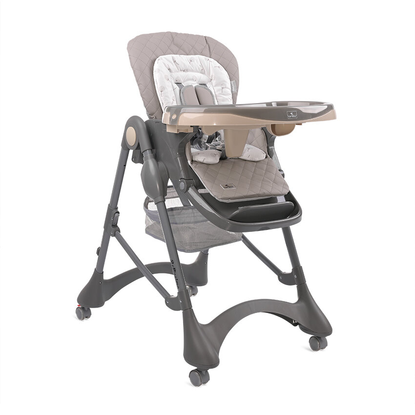 Lorelli Bellissimo Καρεκλάκι Φαγητού Almond Beige Pu Leather