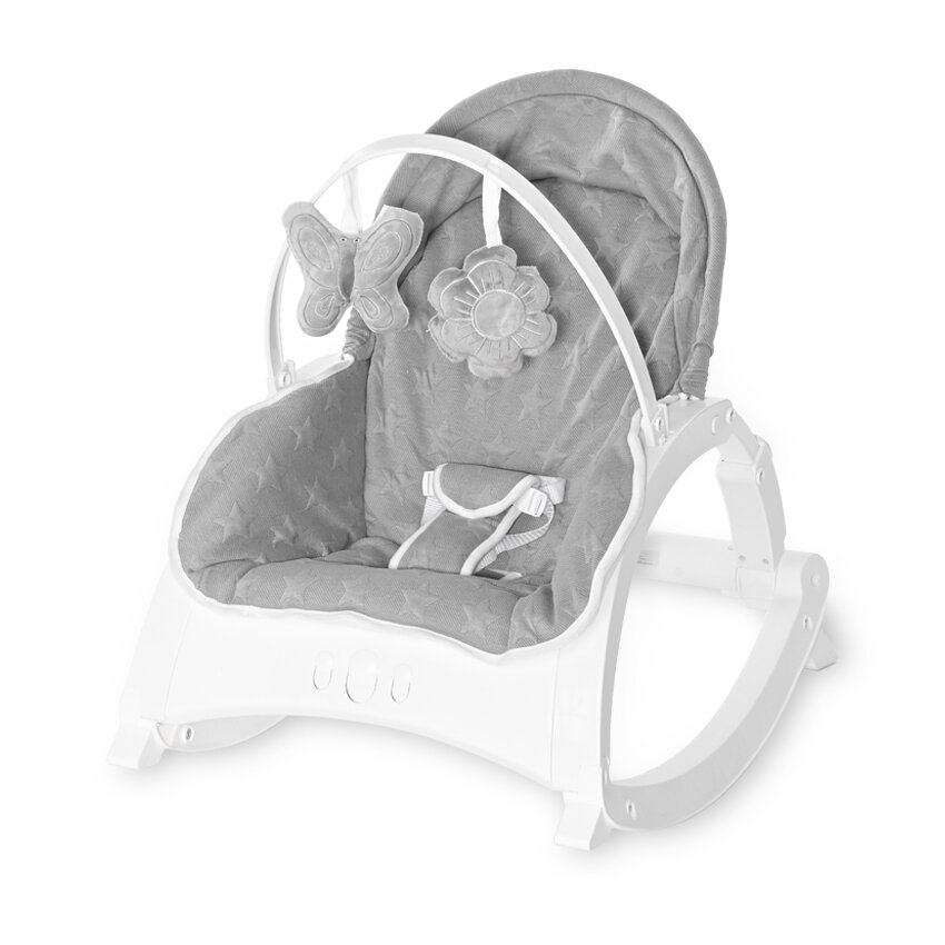 Lorelli Alex Relax Μωρού με δόνηση & Μελωδίες 3 σε 1 έως 18kg Grey