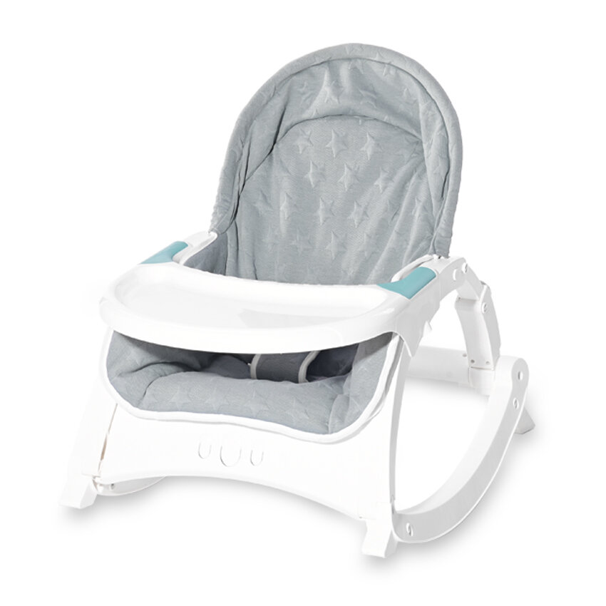 Lorelli Alex Relax Μωρού με δόνηση Μελωδίες 3 σε 1 έως 18kg Silver Blue Stars