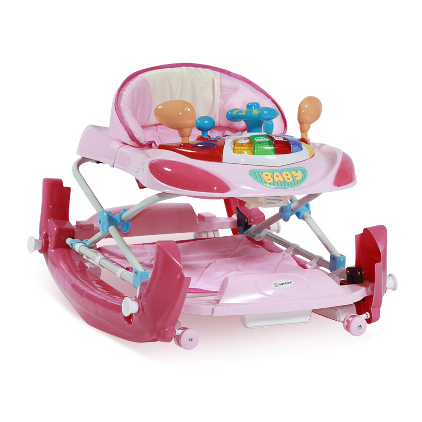 Lorelli W1224CE Swing Στράτα με Λίκνισμα Μουσική Και Φώτα Pink