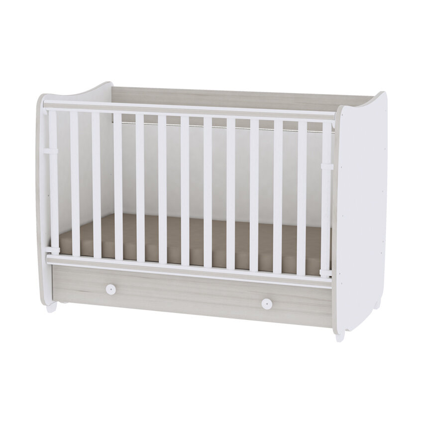 Lorelli Dream 60X120 Κούνια πολυμορφική White/Light Oak