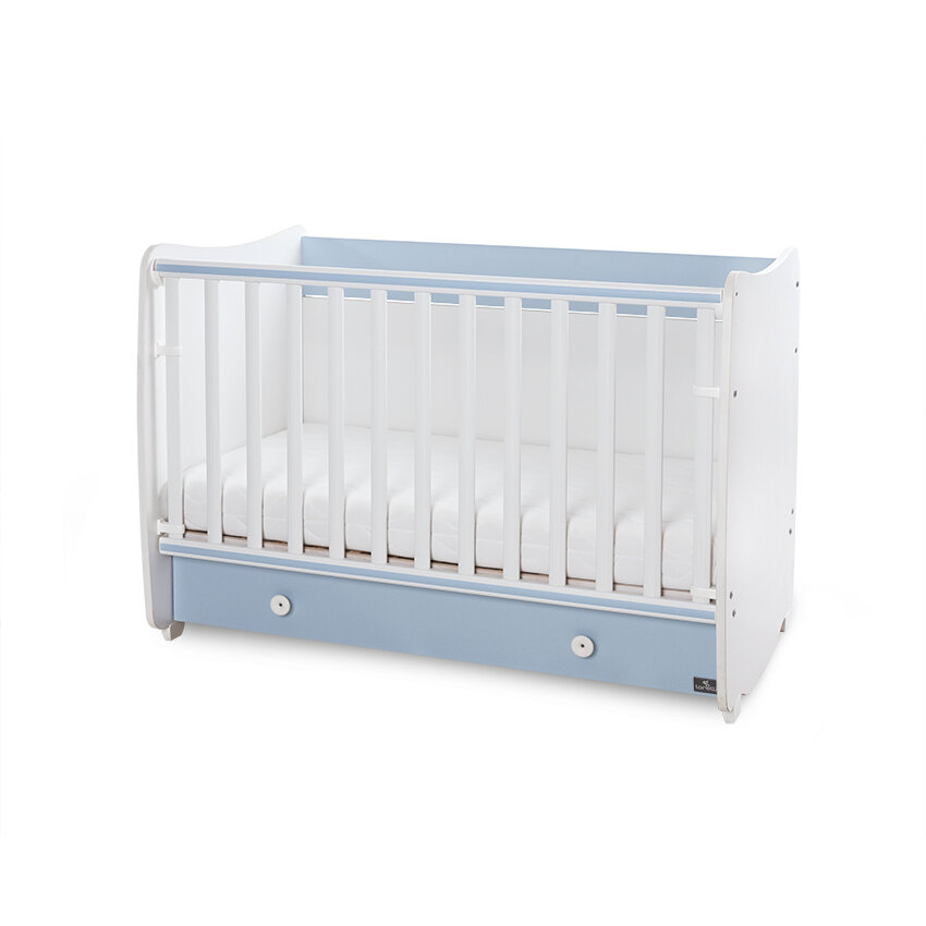 Lorelli Dream 60X120 Κούνια πολυμορφική White/Baby Blue