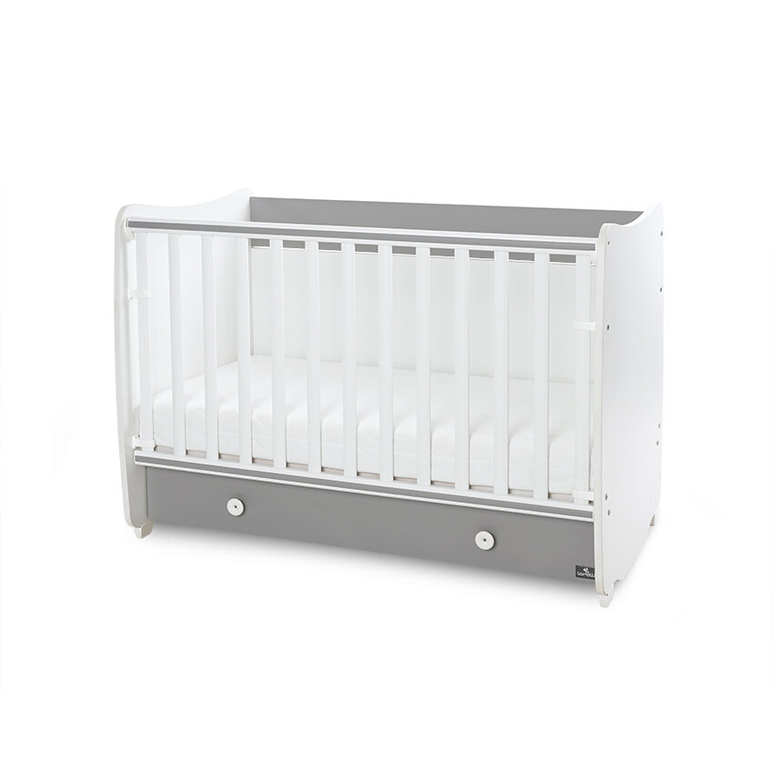 Lorelli Dream 60X120 Κούνια πολυμορφική White/Stone Gray