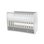 Lorelli Dream 60X120 Κούνια πολυμορφική White/Stone Gray