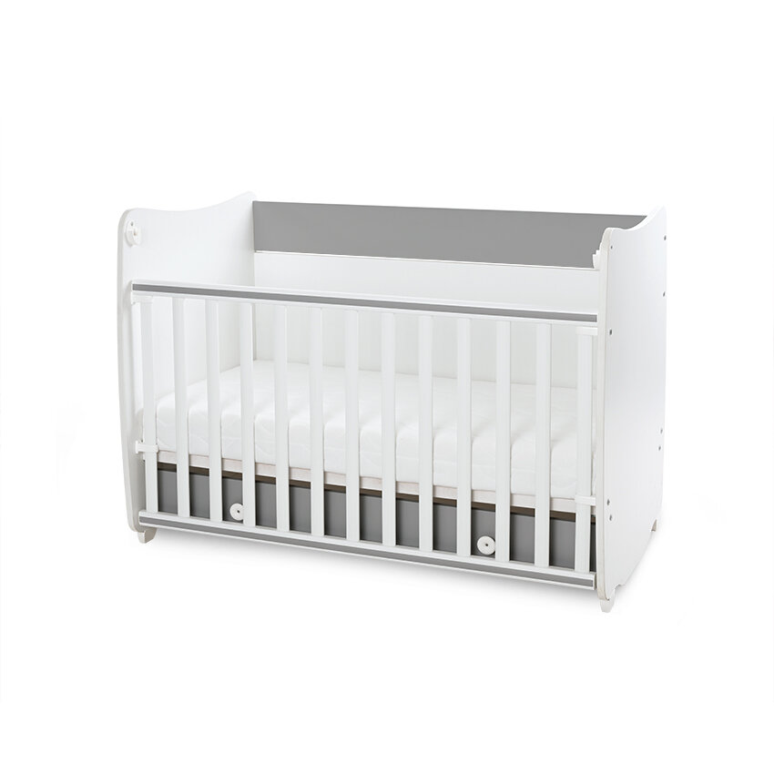 Lorelli Dream 70X140 Κούνια πολυμορφική White/Stone Gray