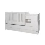 Lorelli Minimax Κούνια πολυμορφική +  Δώρο το Στρώμα Κοκκοφοίνικα της Grecostrom White