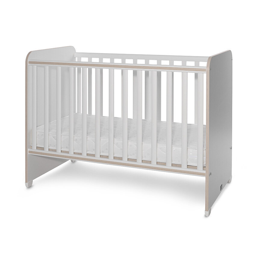 Lorelli Sweet Dream 60X120 Βρεφική Κούνια White/Light Oak