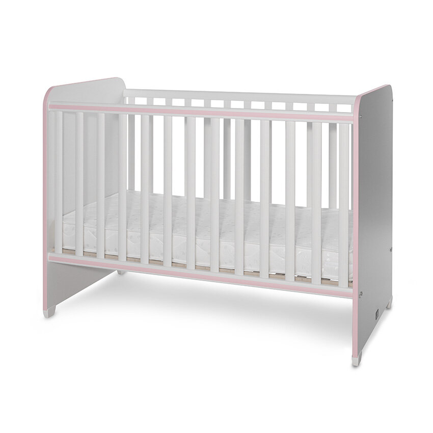 Lorelli Sweet Dream 60X120 Βρεφική Κούνια White/Orchid Pink