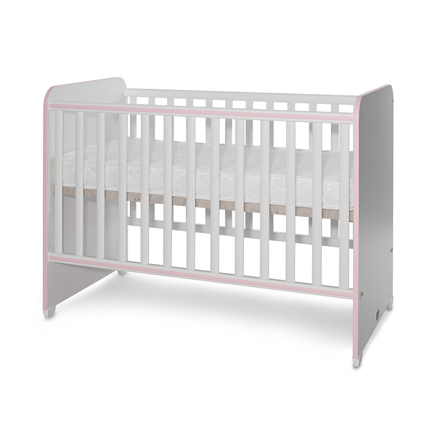 Lorelli Sweet Dream 60X120 Βρεφική Κούνια White/Orchid Pink