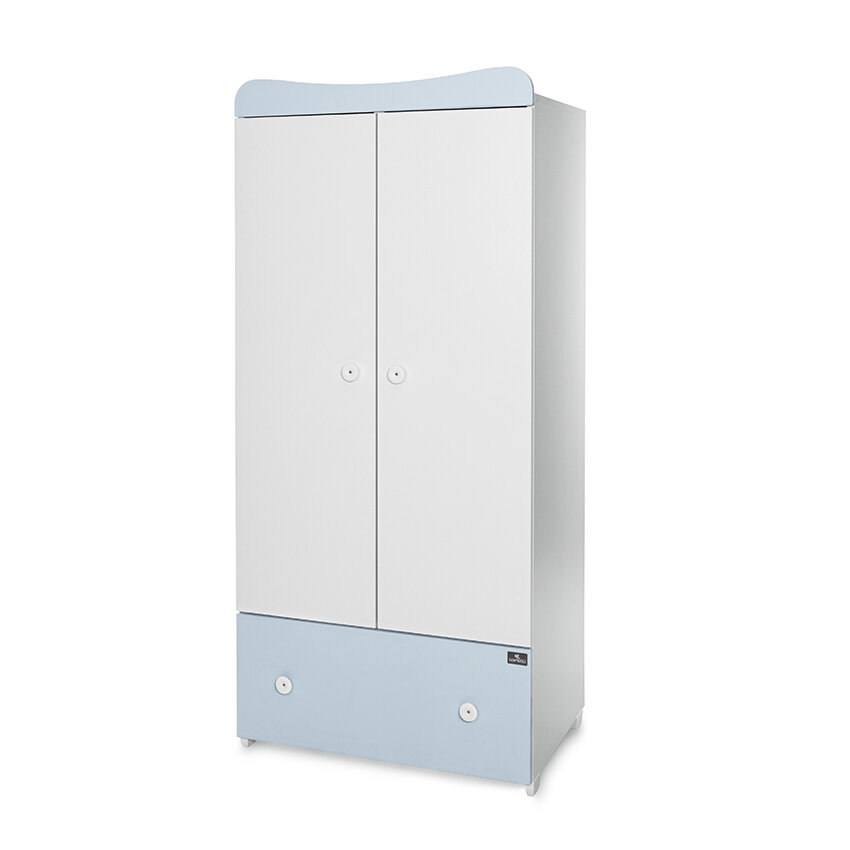 Lorelli Exclusive Ντουλάπα Δίφυλλη White/Baby Blue
