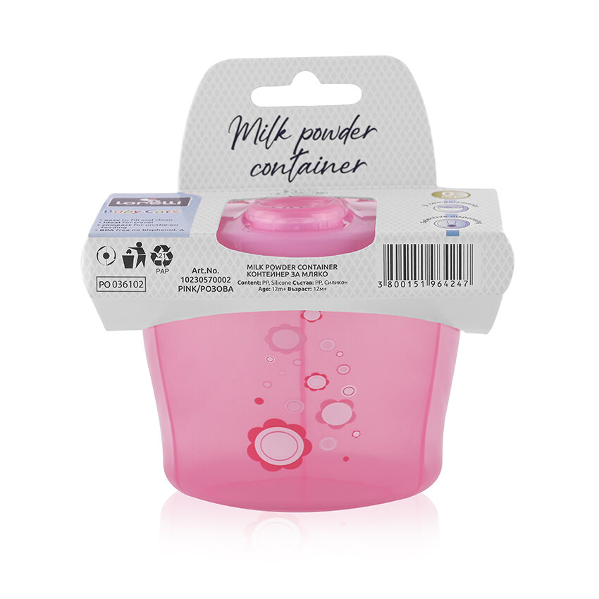 Lorelli Δοσομετρητής Γάλακτος Σκόνης Pink
