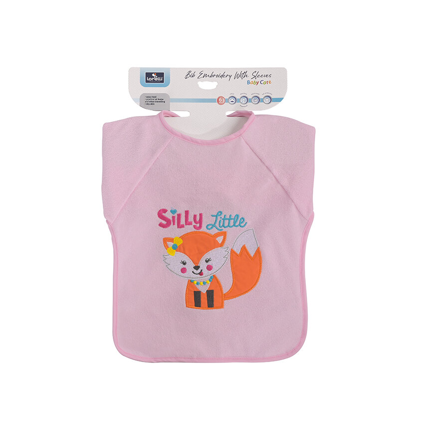 Lorelli Σαλιάρα Βρεφική Με Μανίκια Baby Foxy
