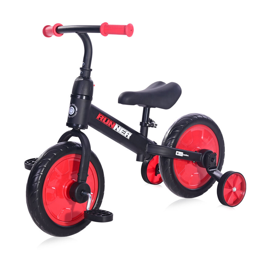 Lorelli Runner 2 se 1 Ποδήλατο Iσορροπίας Red