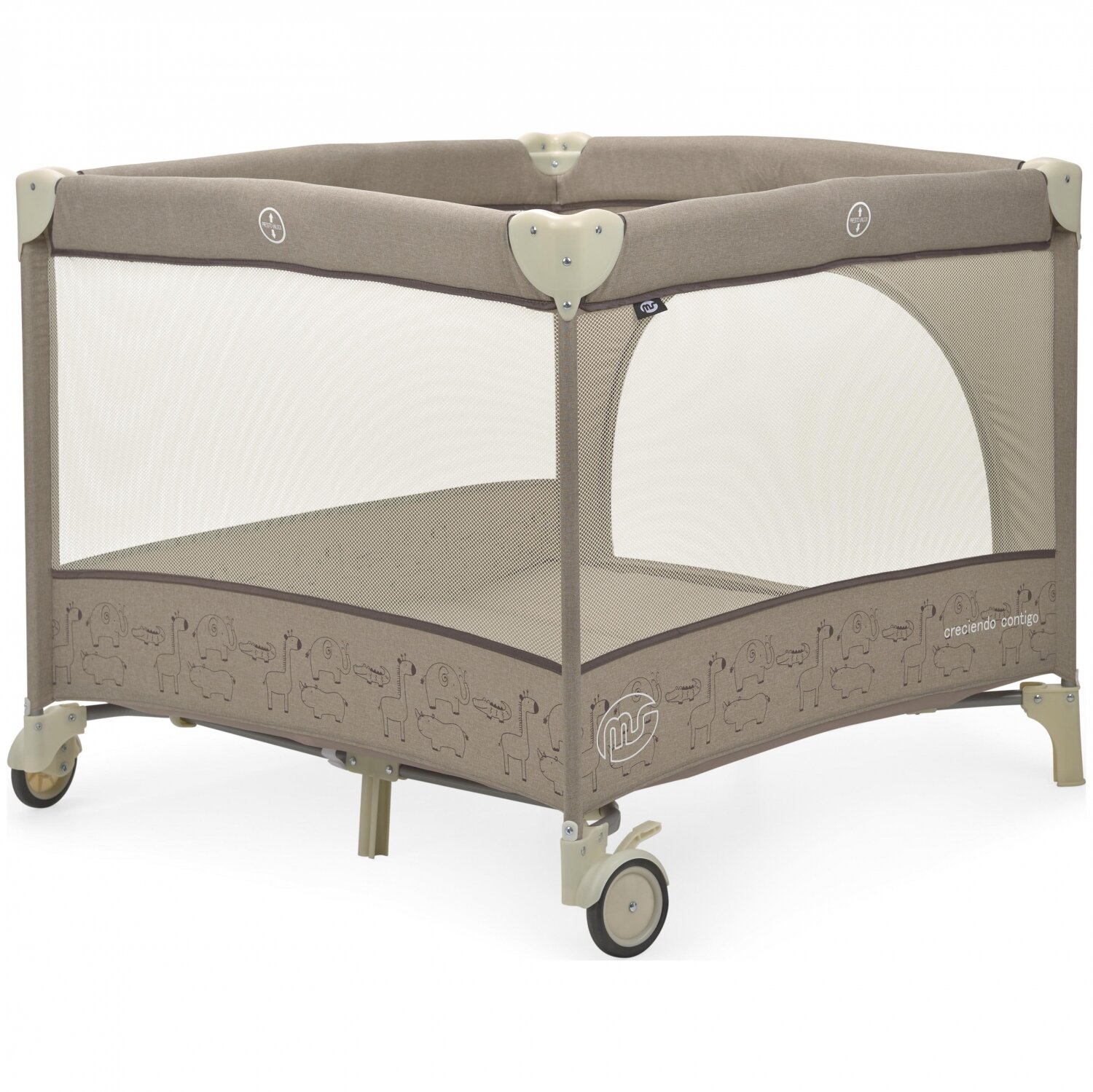 MS "Quadrado" Παρκοκρέβατο 76x93x93 Beige