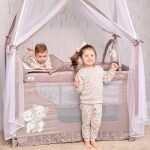 Lorelli Magic Sleep Παρκοκρέβατο Rose Ballerina Pink