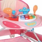 Lorelli W1224CE Swing Στράτα με Λίκνισμα Μουσική Και Φώτα Pink