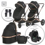 Lorelli Boston Καρότσι 3 σε 1 Black