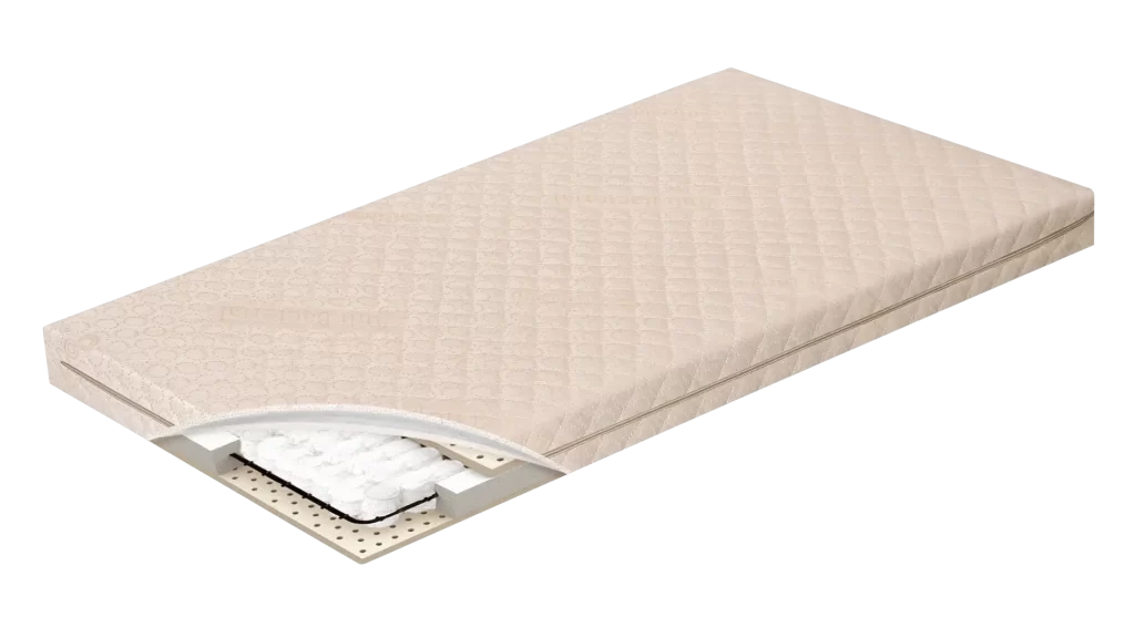 Grecostrom Μίνωας Στρώμα Κούνιας 60x1,20 Με Ζακάρ Ύφασμα