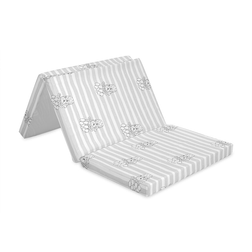 Lorelli Classic Σπαστό Στρώμα Παρκοκρέβατου Αφρού 60/120/5 cm Beige