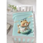 Piel Sa Travel Bear 80X110 Κουβέρτα Αγκαλιάς Verde Mar