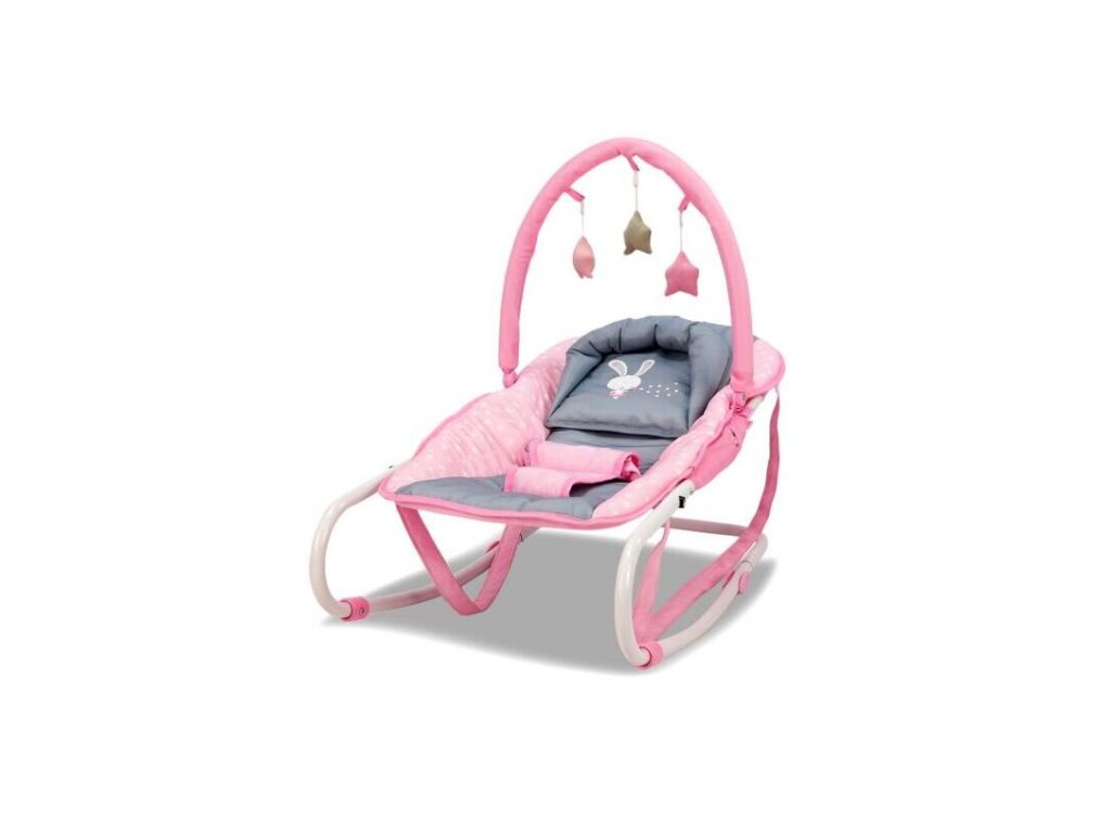 Asalvo Βρεφικό ρηλάξ Baby Baby Bunny Pink