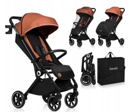 Lionelo Cloe Καρότσι Ταξιδίου έως 22kg Brown Rust