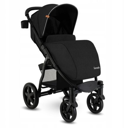 Lionelo Annet Plus Βρεφικό Καρότσι έως 22kg Black Carbon