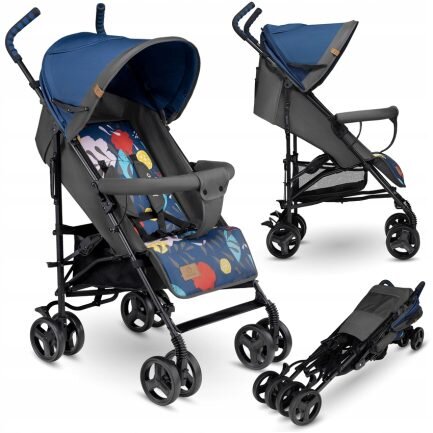 Lionelo Elia Βρεφικό Καρότσι Μπαστούνι Blue Navy  5903771701730