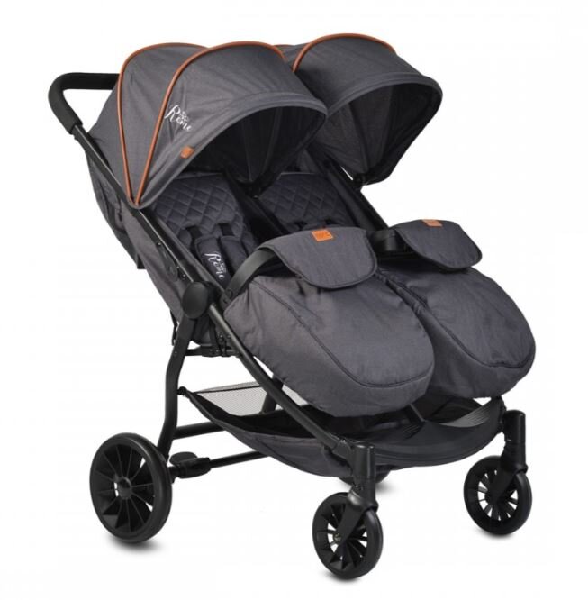 Cangaroo Rome Καρότσι Διδύμων Black