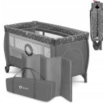 Lionelo Stefi Plus Παρκοκρέβατο Gray White 5903771704205