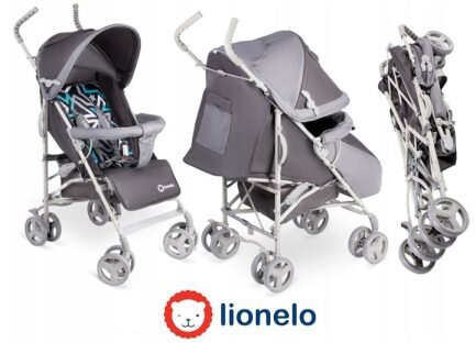 Lionelo Elia Βρεφικό Καρότσι Μπαστούνι Gray 5902581654601