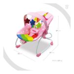 Asalvo Evolutive Βρεφικό ρηλάξ Με Δόνηση και Μελωδίες Unicorn Pink