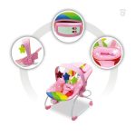 Asalvo Evolutive Βρεφικό ρηλάξ Με Δόνηση και Μελωδίες Unicorn Pink