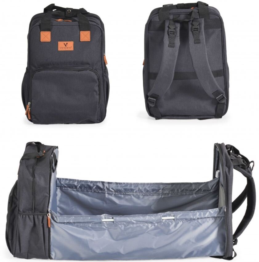 Cangaroo Liana τσάντα backpack - αλλαξιέρα 2 σε 1 Black