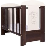 Drewex Bear & Butterfly Κρεβατάκι 60X120 Sliver -White