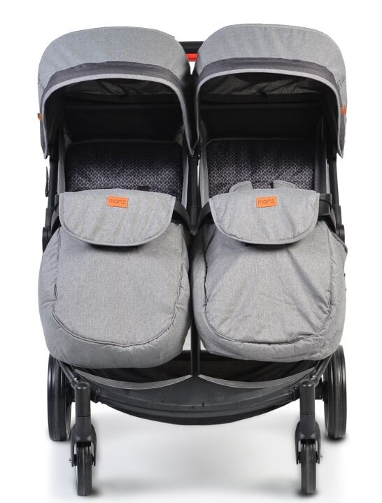 Cangaroo Rome Καρότσι Διδύμων Gray