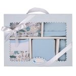 Interbaby Σετ Δώρου 4 τμχ (0-6 μηνών) Blue