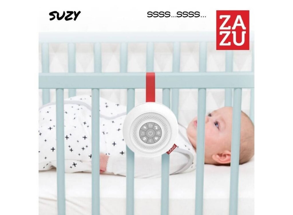 Zazu SUZY Νανουρίσματος Φορητή Συσκευή Ύπνου με σσσςςςς.., Χτύπο Καρδιάς & 6 Λευκούς ήχους
